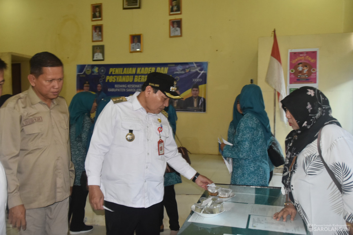 26 Juni 2024 - Penilaian Kader Dan Posyandu Berprestasi Bidang Kesehatan Tingkat Kabupaten Sarolangun, Bertempat di Kantor Desa Muara Cuban Kecamatan Batang Asai