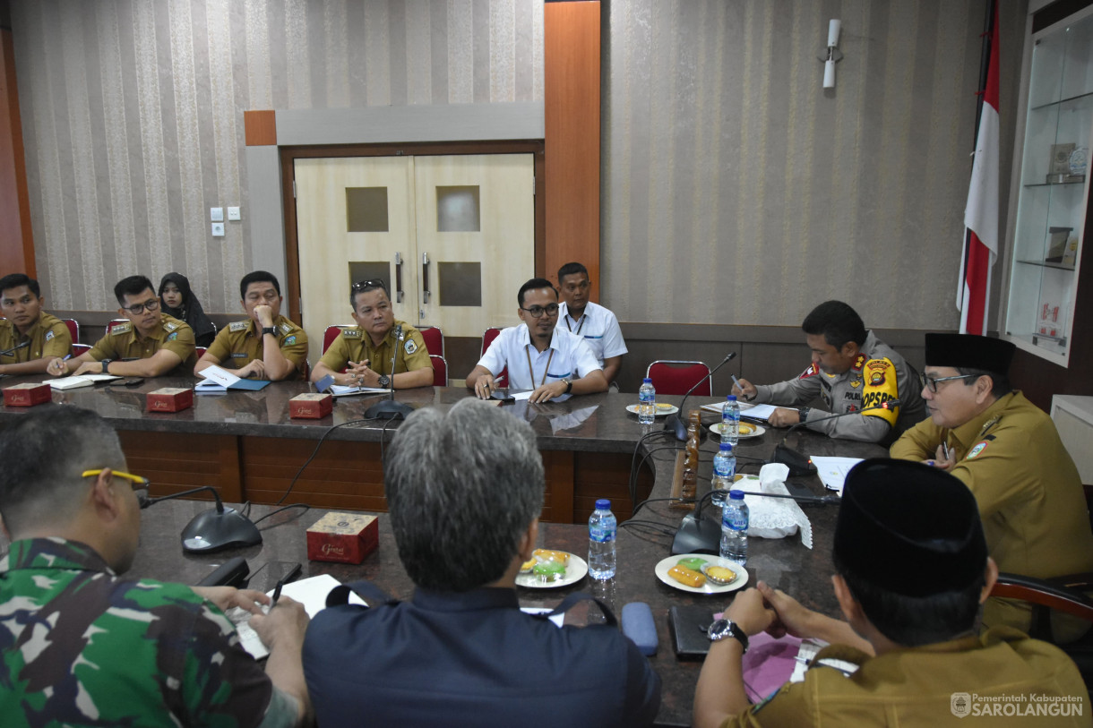 5 Maret 2024 - Rapat Tim Pengendalian Inflasi Daerah Pengamanan Pasokan dan Harga Pangan Jelang Puasa Dan Idul Fitri 2024 Di Ruang Pola Utama Kantor Bupati Sarolangun