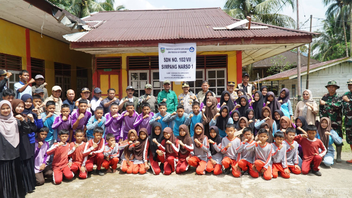 9 Mei 2026 Peninjauan di SDN No.102 VII Simpang Narso 1 Kecamatan Batang Asai