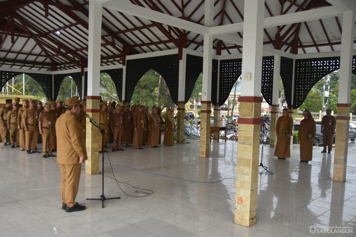 12 Februari 2024  - Apel Gabungan Di Lapangan Gunung Kembang Sarolangun