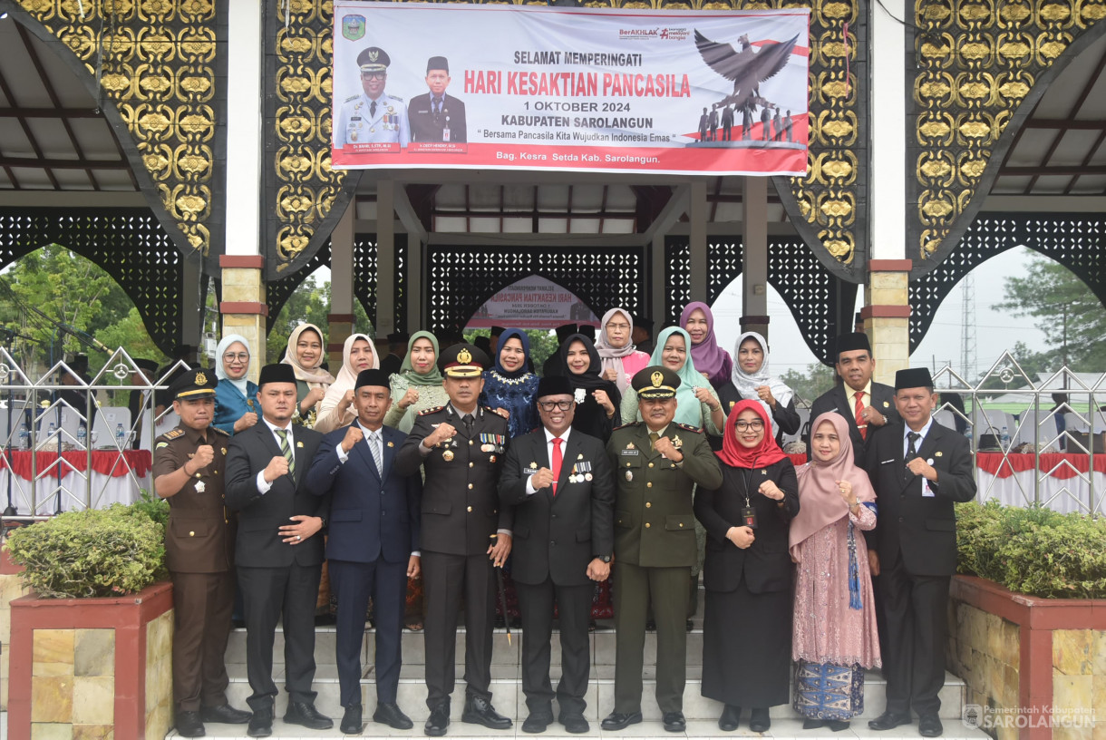 1 Oktober 2024 -&nbsp;Upacara Peringatan Hari Kesaktian Pancasila, Bertempat di Lapangan Gunung Kembang Sarolangun