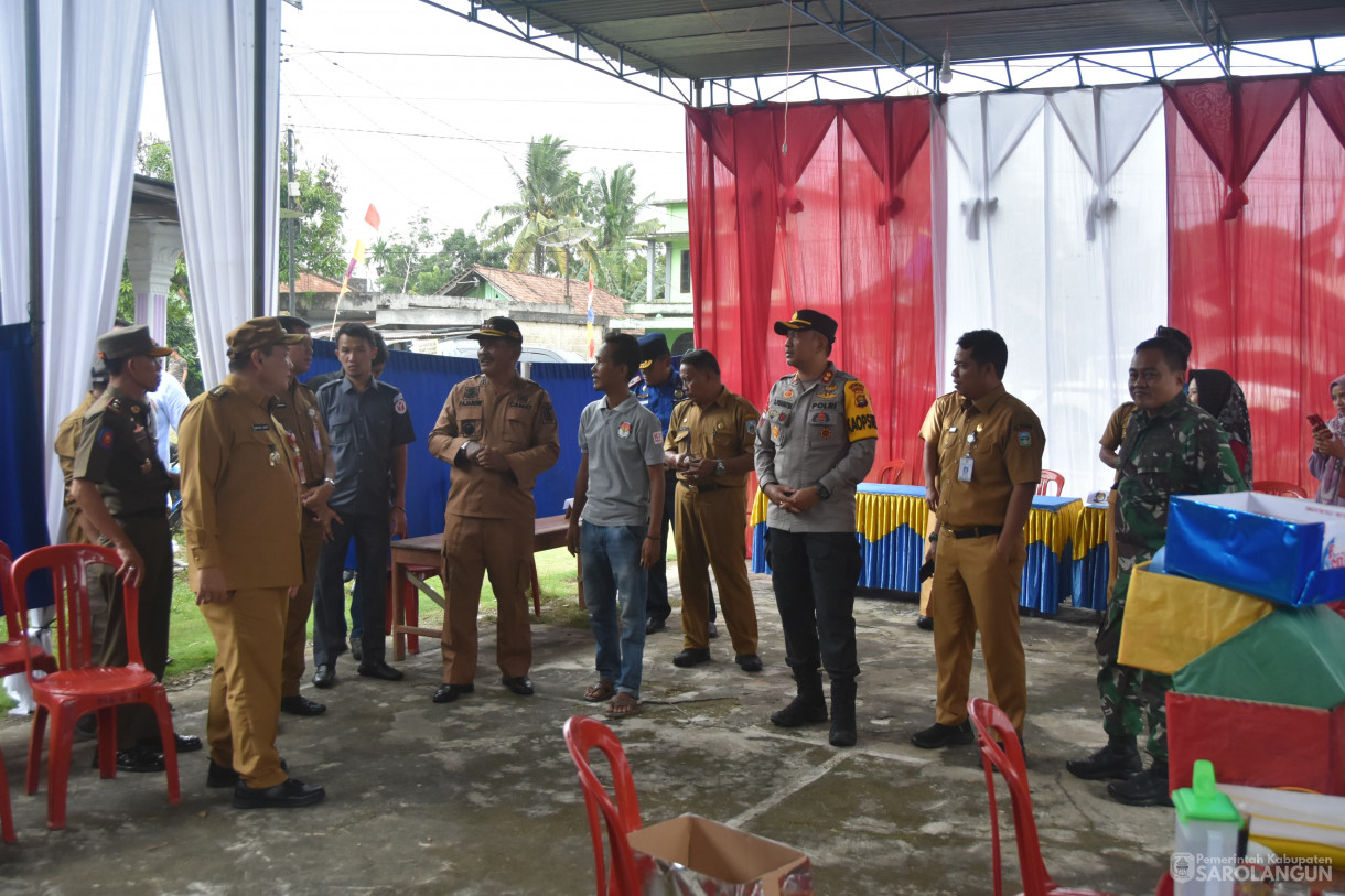 12 Februari 2024  - Meninjau Tps Beberapa Desa Di Kecamatan Singkut