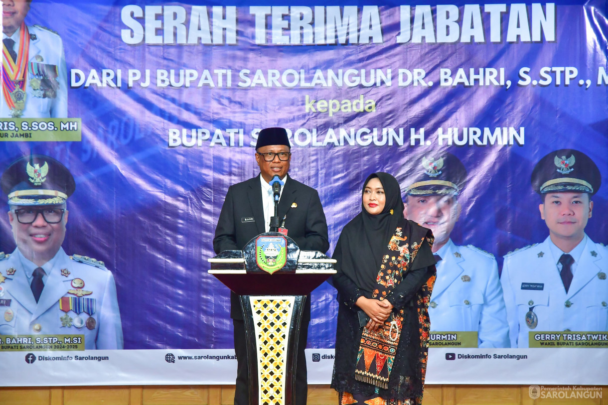4 Maret 2025 - Serah Terima Jabatan Bupati Sarolangun, Bertempat di Ruang Aula Utama Kantor Bupati Sarolangun&nbsp;