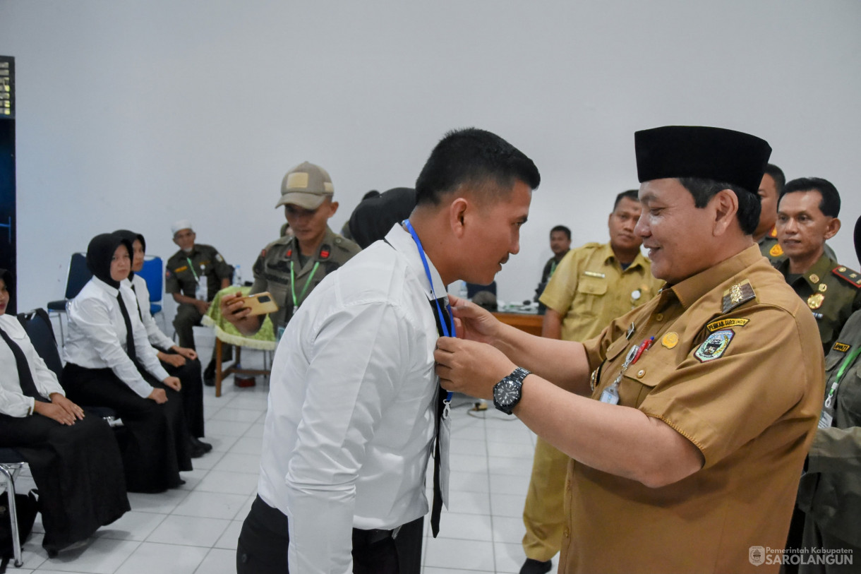 27 November 2023 - Pembukaan Pendidikan Dasar Polisi Pamong Praja Kabupaten Sarolangun Tahun 2023 Di Gedung Diklat BKPSDM Kabupaten Sarolangun