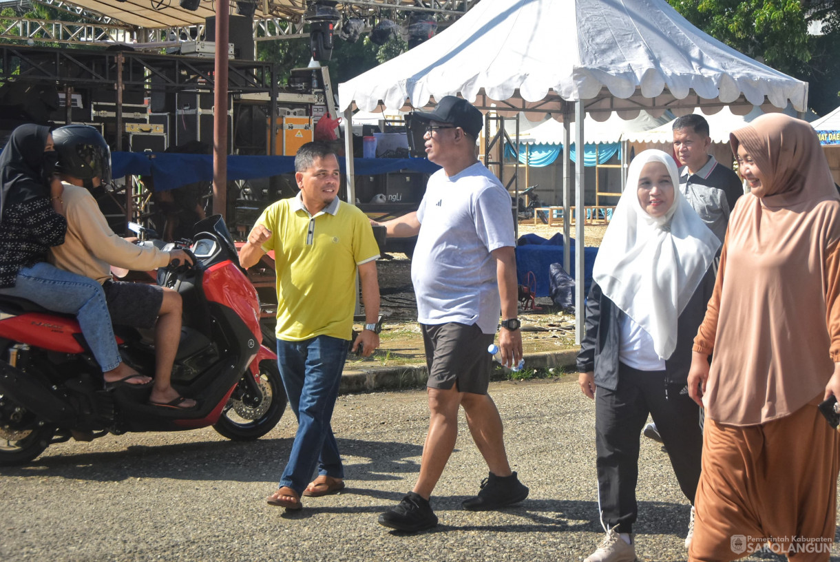 20 Oktober 2024 -&nbsp;Jalan Santai Bersama Sekaligus Meninjau Persiapan Festival Sarolangun, Bertempat di GOR Sarolangun