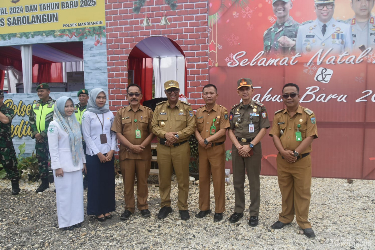 24 Desember 2024 - Meninjau Pos Pengamanan Nataru di Kecamatan Sarolangun, Kecamatan Mandiangin, Kecamatan Pauh