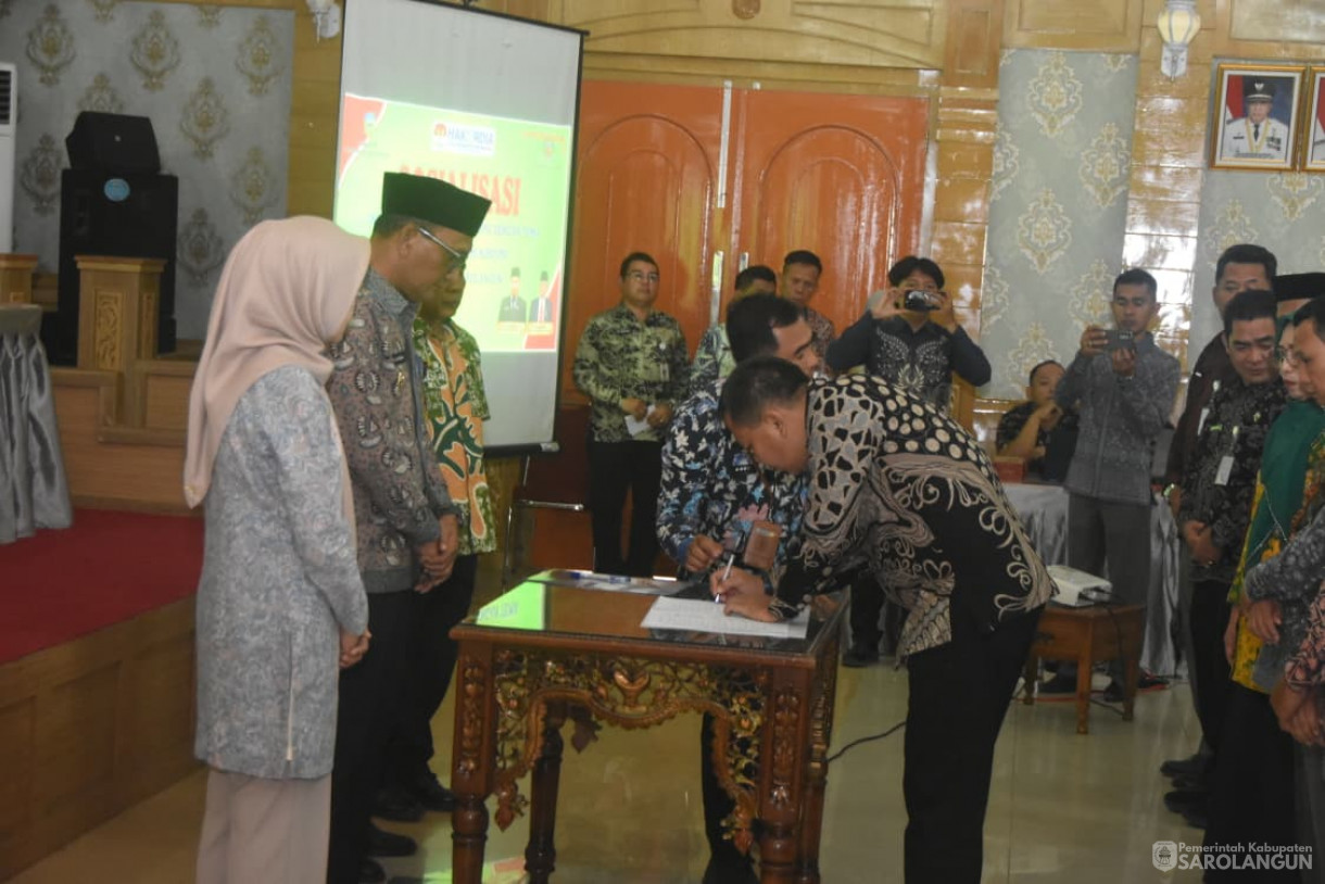 6 November 2025&nbsp; Pembukaan Secara Resmi Kegiatan Sosialisasi Peraturan Pencegahan Korupsi di Kabupaten Sarolangun