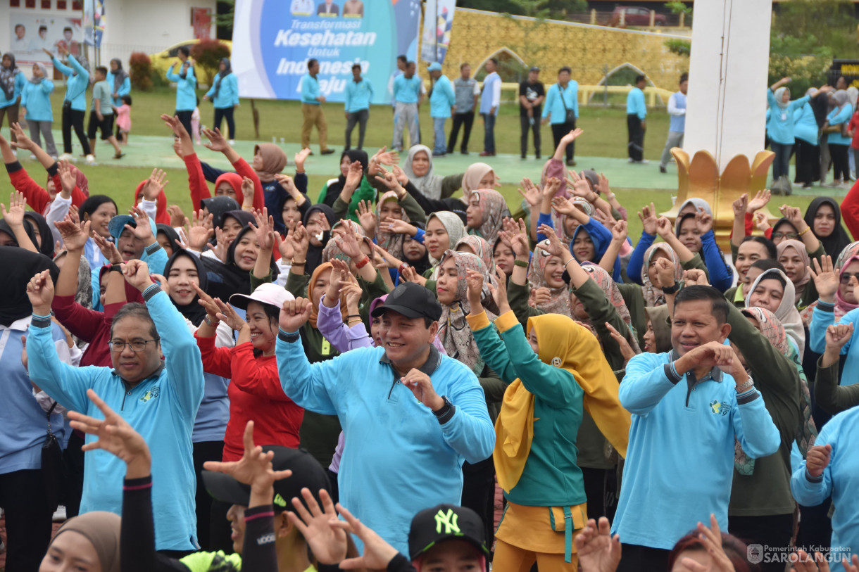 27 November 2023 - Memperingati Hari Kesehatan Nasional ke 59 Tahun 2023 Dilapangan Gunung Kembang Kab. Sarolangun