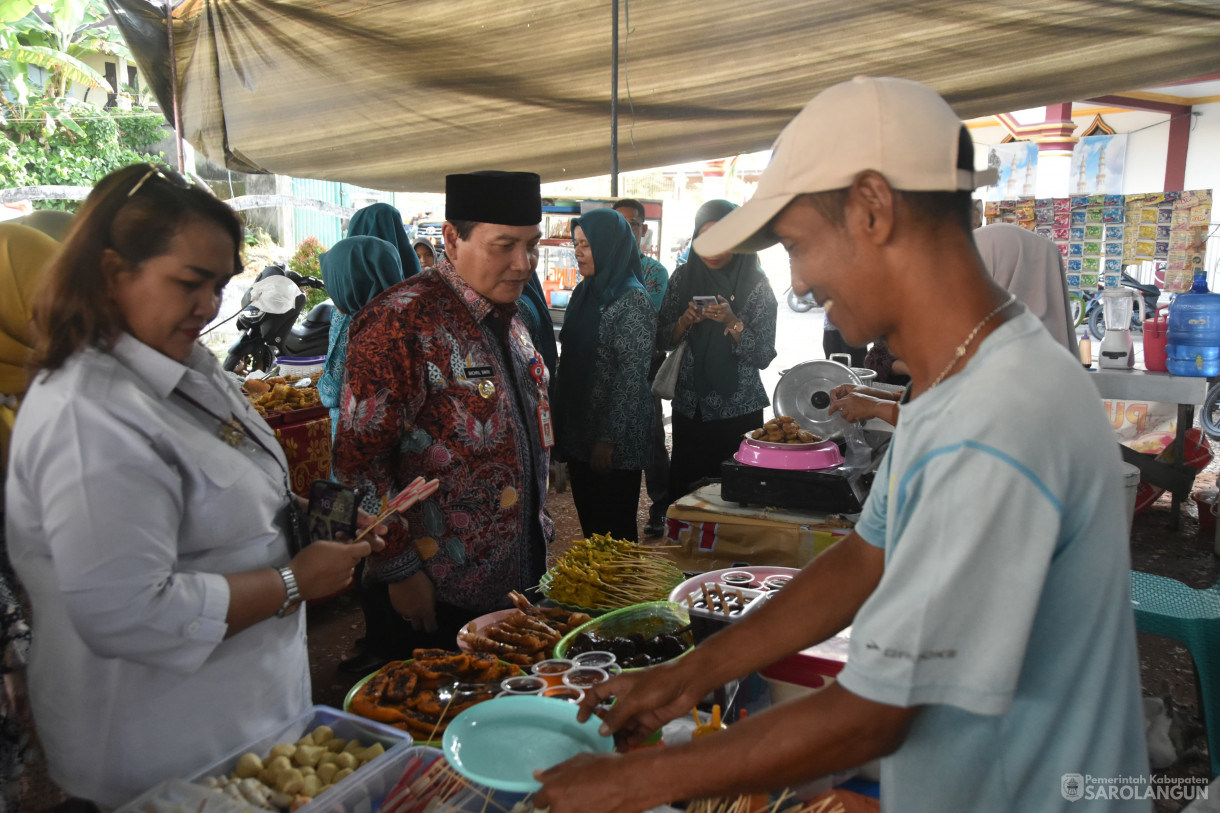 21 Maret 2024 - Sidak Takjil Bersama Bpom Provinsi Jambi Di Pasar Bedug Samping Masjid Al Muhajirin Singkut