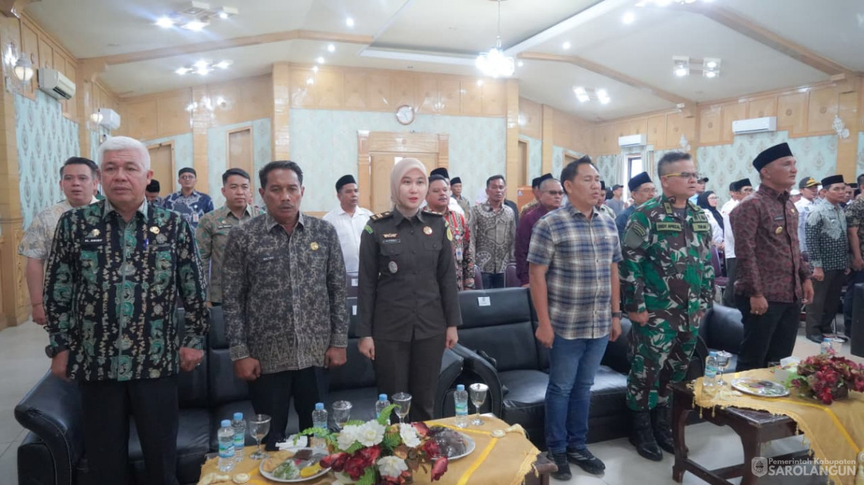 23 Oktober 2025&nbsp; Pembukaan Musyawarah Cabang Luar Biasa Pemilihan Ketua APDESI Merah Putih Kab Sarolangun Periode 2025 sd 2030 Bertempat di ruang pola kantor bupati Sarolangun