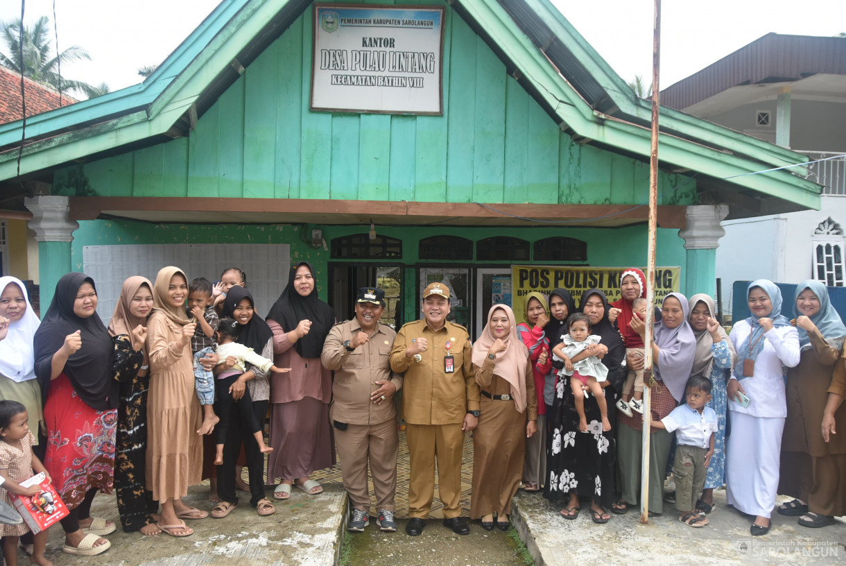 10 September 2024 - Penyerahan Bantuan Penanganan Stunting, Bertempat di Desa Pulau Lintang Kecamatan Bathin VIII