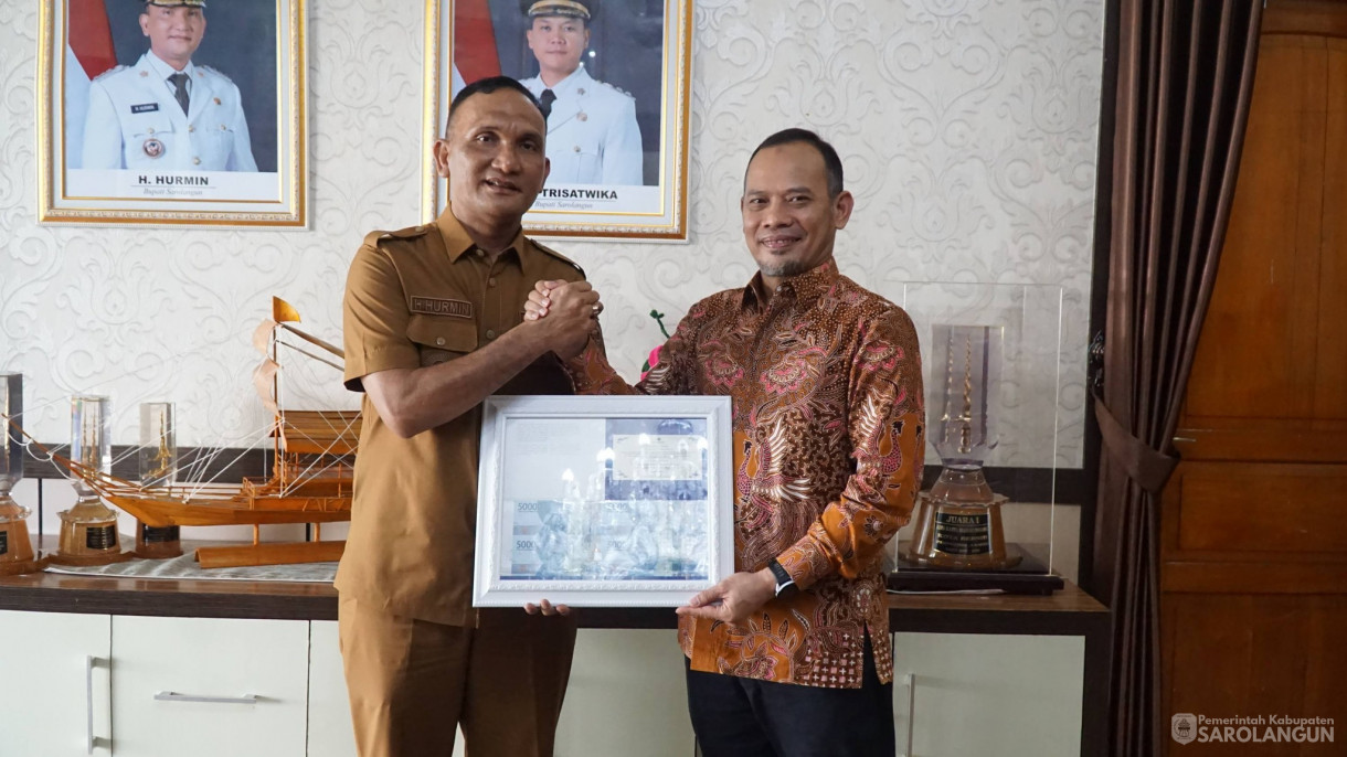 20 April 2026 Kunjungan Kerja Kepala Perwakilan Bank Indonesia Provinsi Jambi dan High Level Meeting TPID dan TP2DD Kabupaten Sarolangun