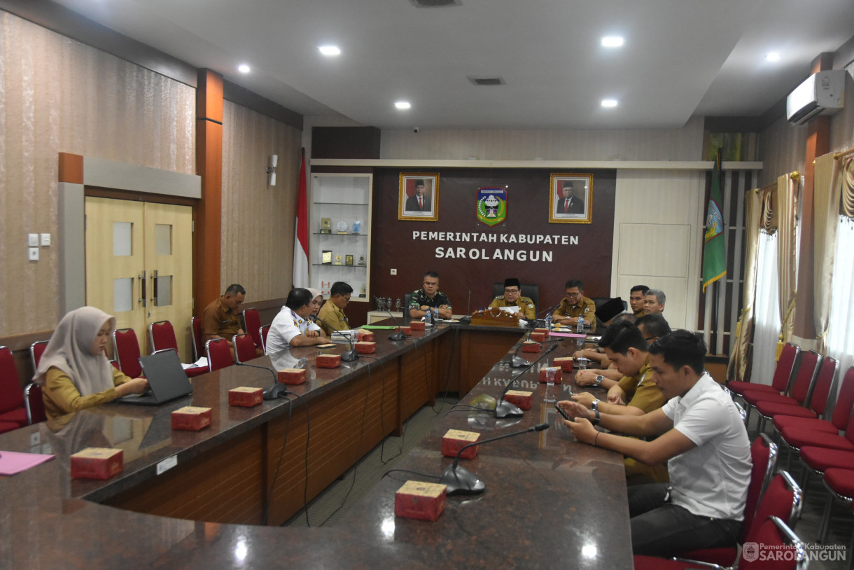 10 Juni 2024 - Rapat TPID Di Ruang Pola Utama Kantor Bupati Sarolangun Dan Rapat Terkait Terapi Pencegahan TBC Dengan Kemenkes Di Ruang Pola Utama Kantor Bupati Sarolangun