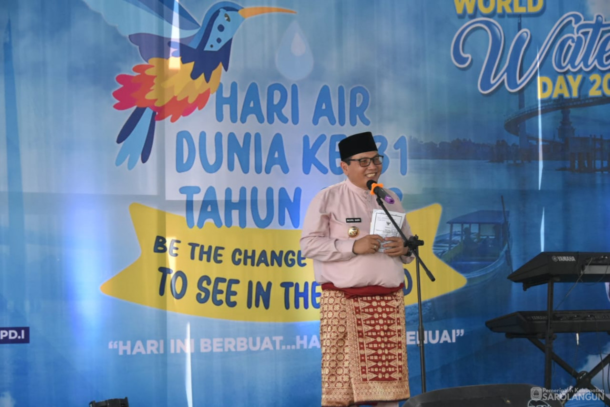 23 Agustus 2023 - Penjabat Bupati Sarolangun Menghadiri Acara Peringatan Hari Air Sedunia di SMAN 7 Sarolangun