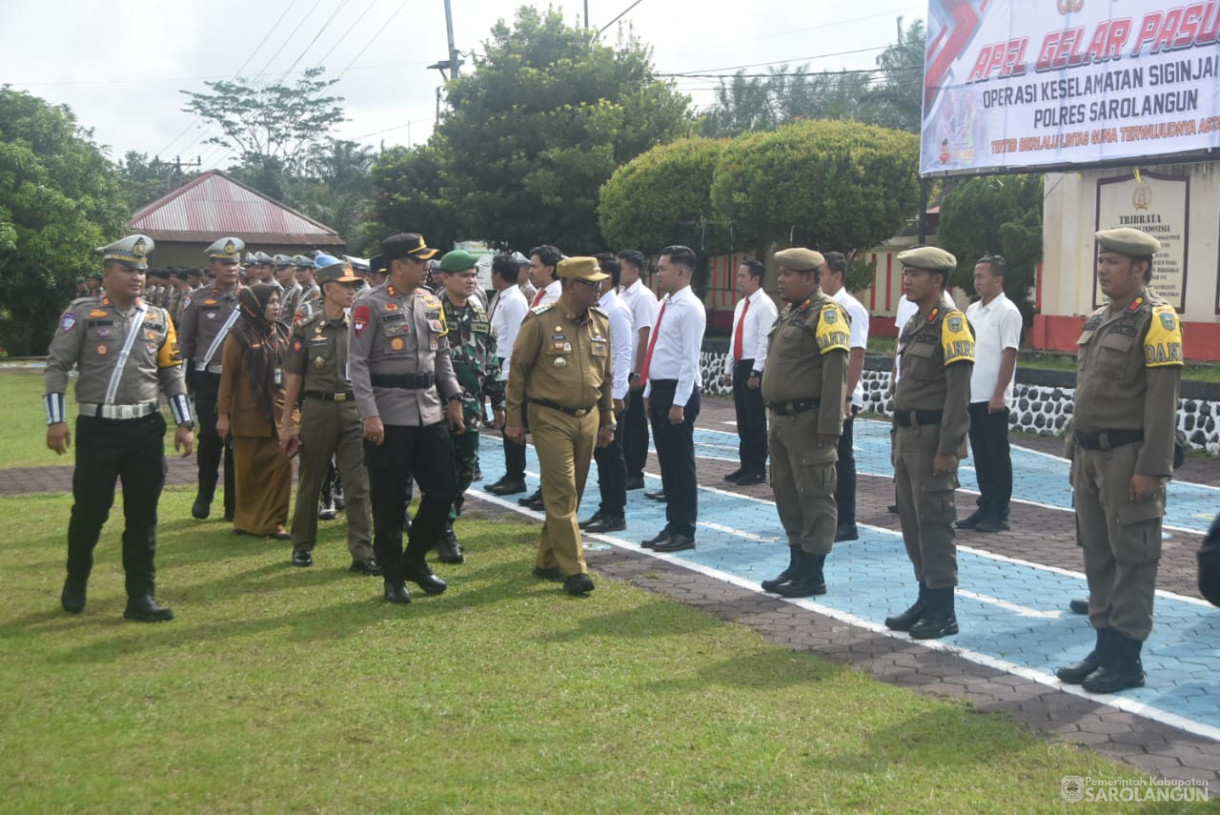 10 Februari 2025 - Apel Gelar Pasukan Operasi Keselamatan Siginjai 2025 Bertempat di Polres Sarolangun 