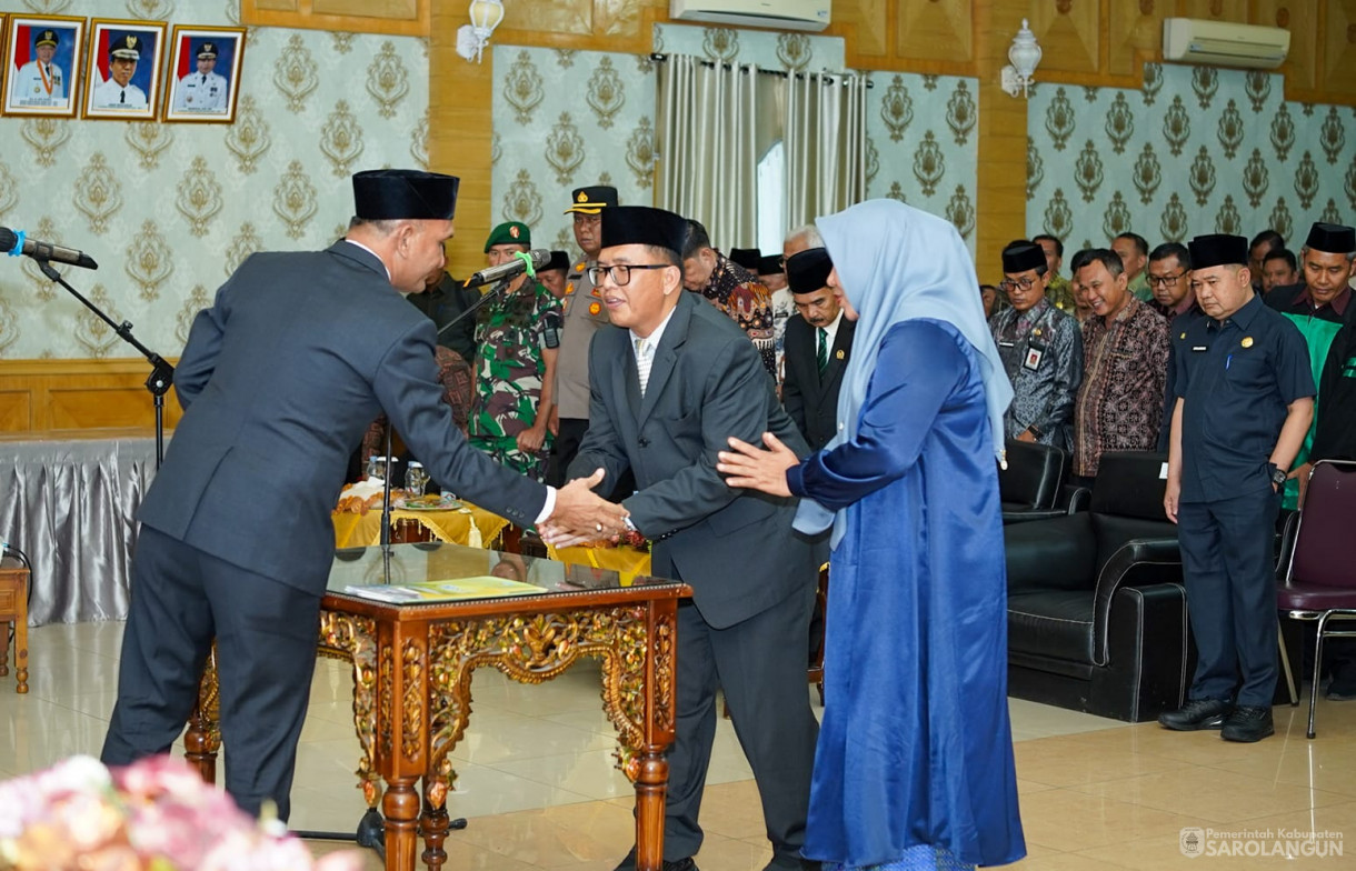 5 Desember 2025 Pelantikan Sekretaris Daerah Kabupaten Sarolangun