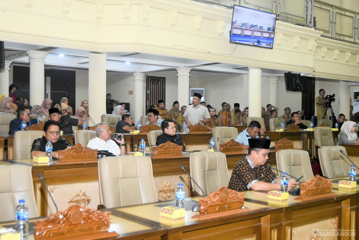 28 Juli 2025 - Rapat Paripurna Tingkat I Tahap 2 di Gedung DPRD Kabupaten Sarolangun