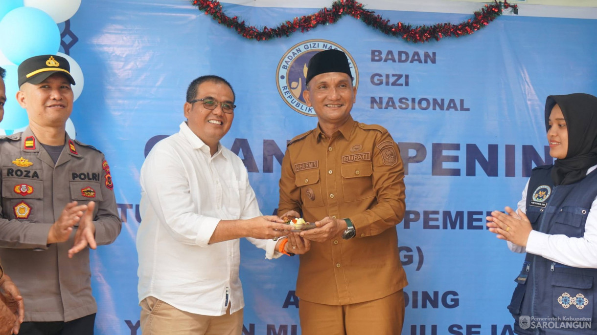 7 April 2026 Grand Opening SPPG Aurgading dan Monitoring Pemberian Makan Bergizi Gratis di SMPN 2 Sarolangun