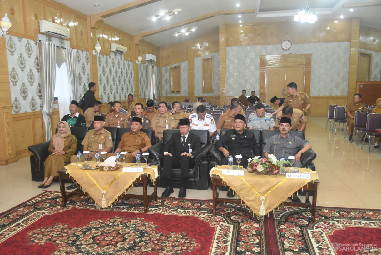 29 Juli 2025 - Pelantikan Pj Sekretaris Daerah Sarolangun di Aula Bappeda Sarolangun