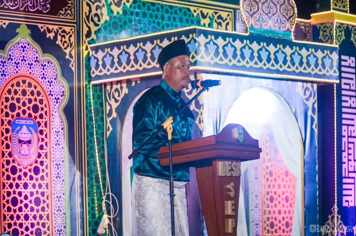 15 Juni 2026 Bupati Sarolangun membuka MTQ Tingkat Kecamatan Pauh di Desa Sepintun