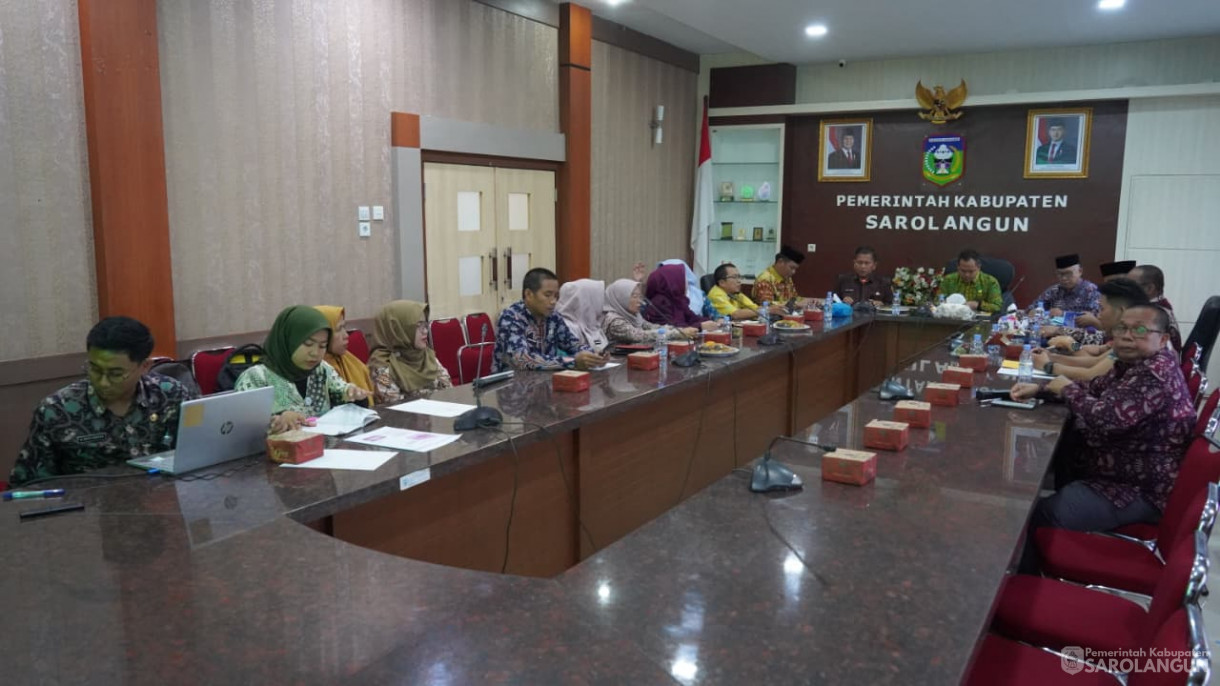 4 September 2025&nbsp; Wakil bupati Sarolangun Memimpin Rapat Koordinasi Pemantapan Pembangunan Sekolah Rakyat Kabupaten Sarolangun