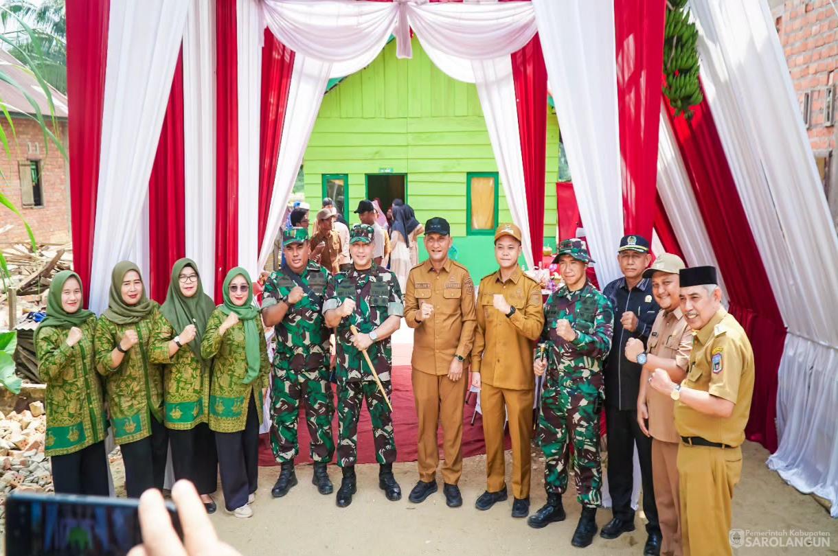 27 Juli 2026 Pemberian Paket Sembako dan Peninjauan&nbsp; Program Renovasi Rumah Tidak Layak Huni Bapak di Desa Lubuk Sayak Kecamatan Pelawan