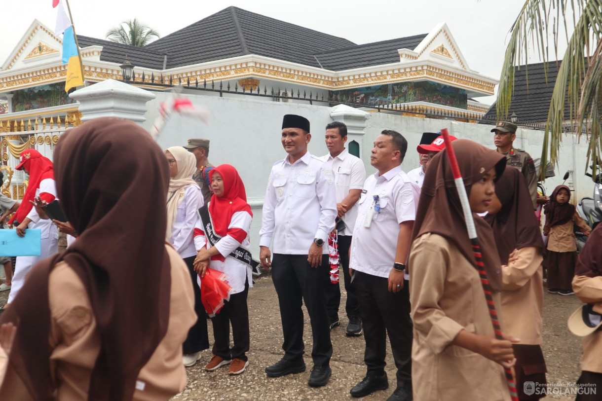 13 Agustus 2025 - Pawai Pembangunan Anak TK dan Paud di Desa Sungai Baung