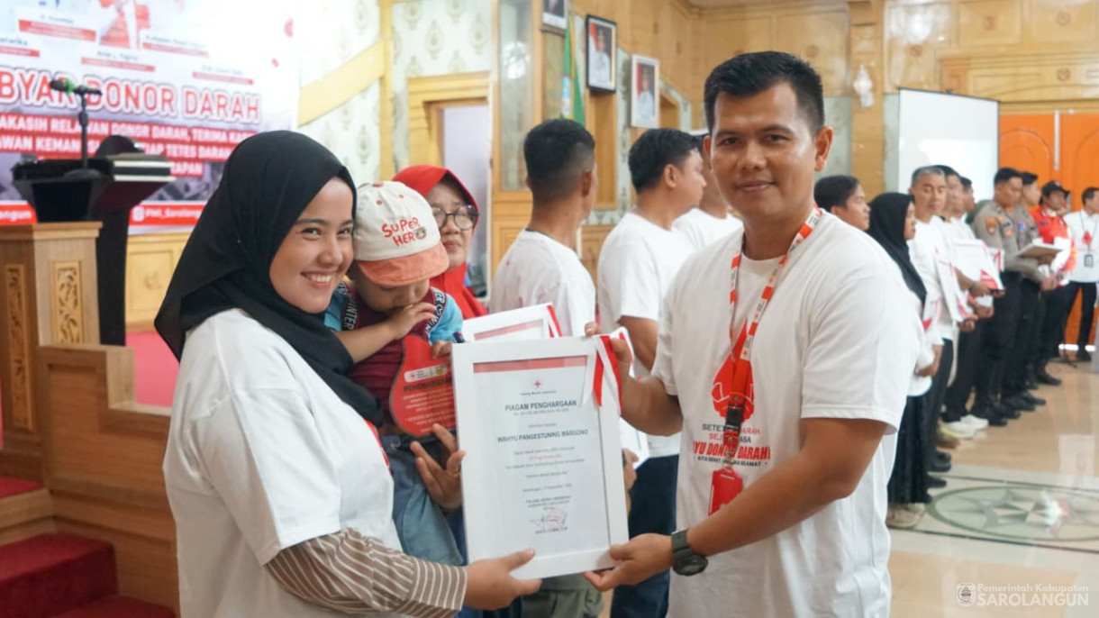 Gebyar Donor Darah Dukung Penuh Program PMI Sarolangun