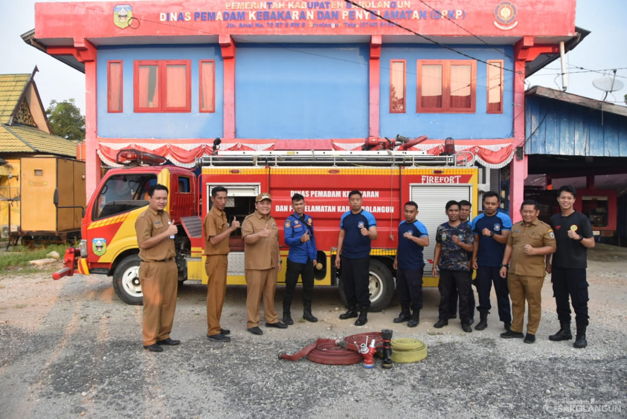 23 Oktober 2023 - Penjabat Bupati Sarolangun Meninjau Kantor Damkar Sarolangun