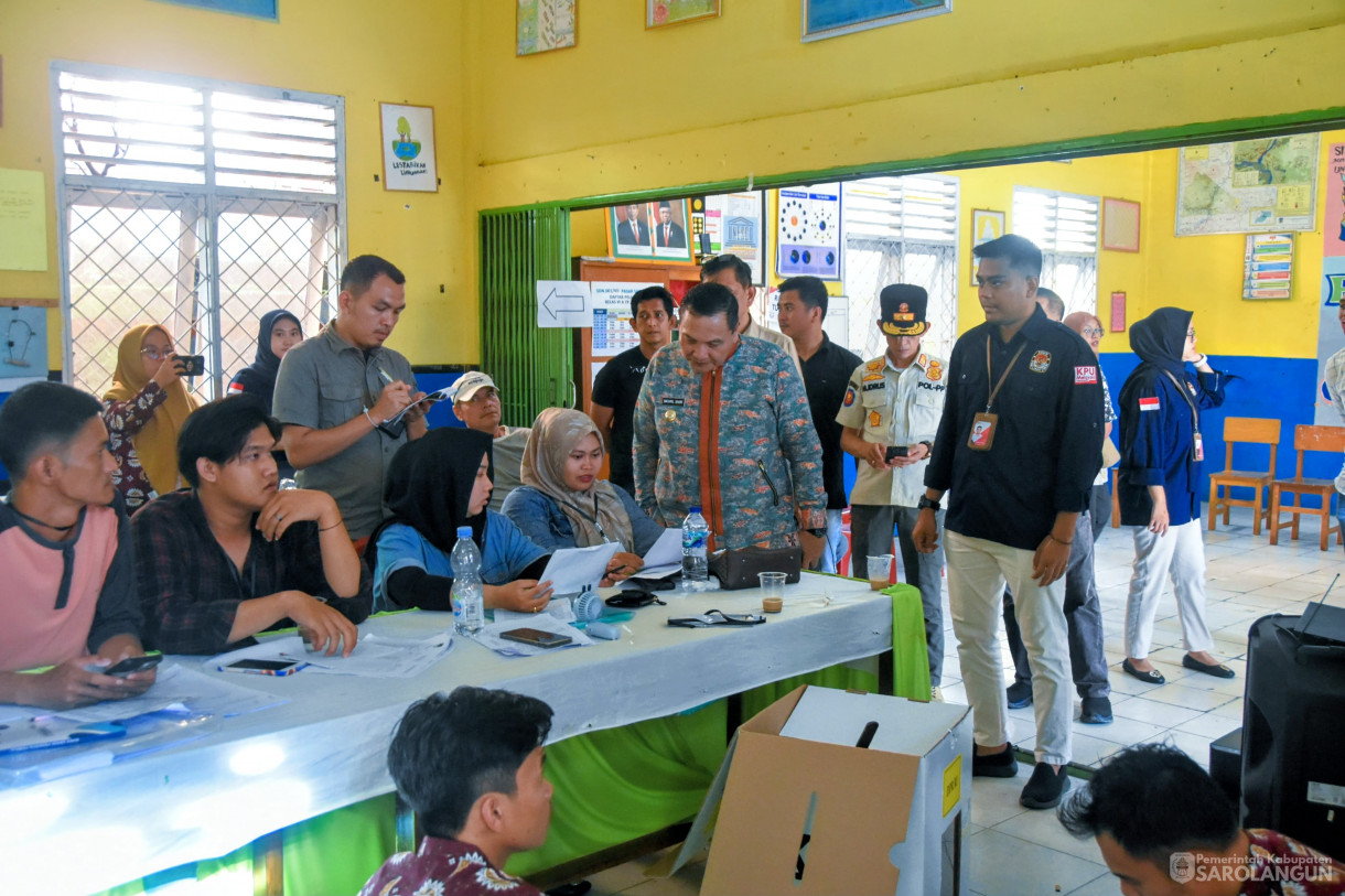 14 Februari 2024 - Monitoring Pelaksanaan Penghitungan Suara Pemilu 2024 Di Sejumlah Tps Kabupaten Sarolangun