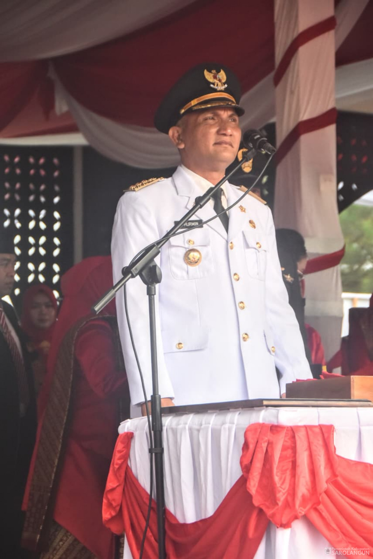 17 Agustus 2025&nbsp; Upacara Peringatan HUT RI ke 80 di Lapangan Gunung Kembang