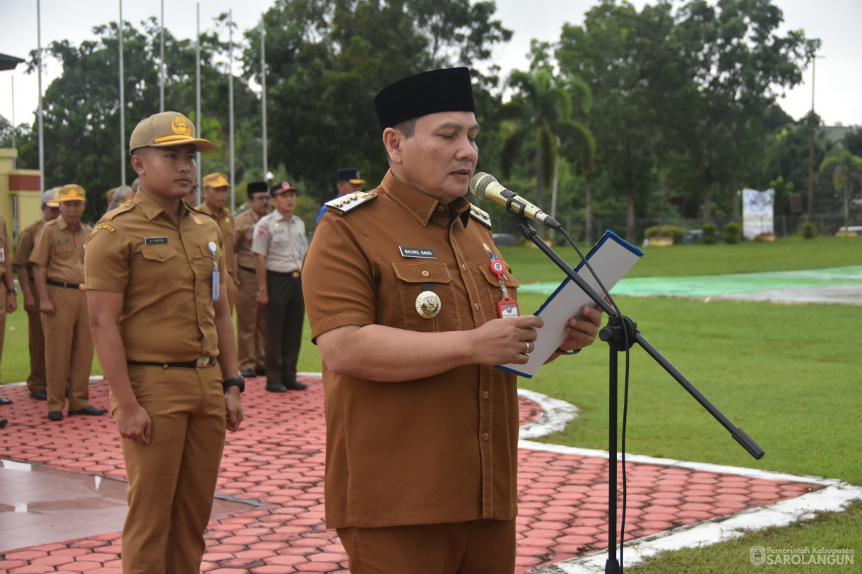 5 Februari 2024 - Apel Gabungan Serta Penyerahan Penghargaan Penyerapan Realisasi Anggaran Dan Penurunan Stunting