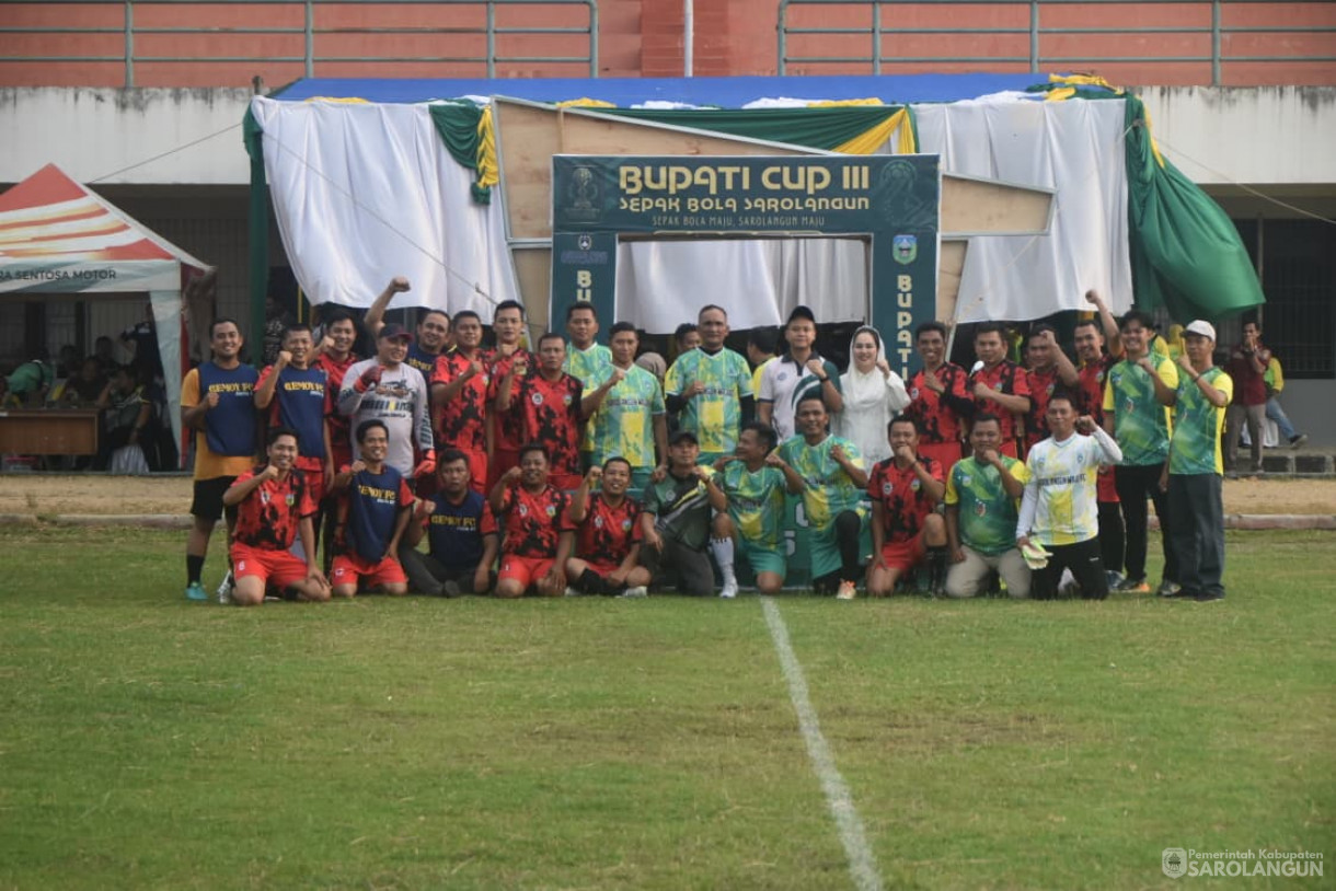 2 November 2025 Pertandingan Exhibition Pembukaan Bupati Cup Sarolangun di GOR Sarolangun