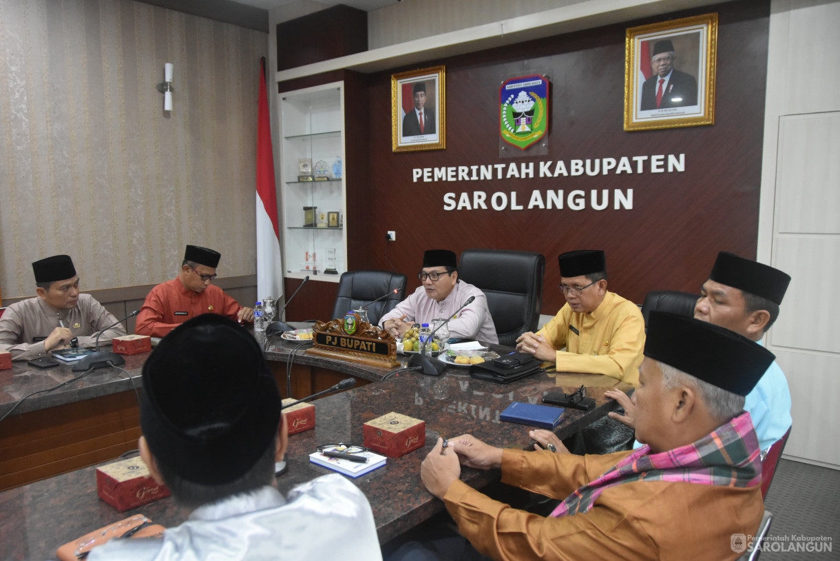 04 Juli 2024 - Rakor Evaluasi Dan Penyamaan Persepsi Dalam Rangka Penguatan SPI Tahun 2024 di 4 Provinsi, Bertempat di Ruang Pola Utama Kantor Bupati Sarolangun