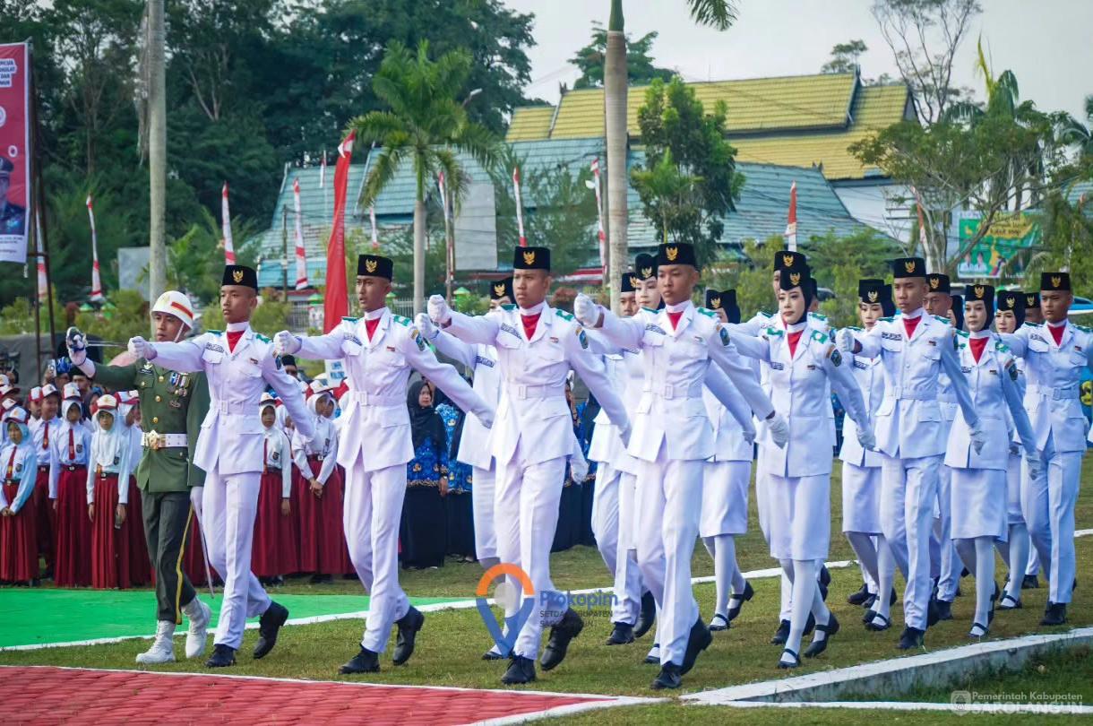 17 Agustus 2026 Upacara Pengibaran Bendera Merah Putih dalam rangka memperingati HUT RI Ke 81 di Lapangan Gunung Kembang Sarolangun