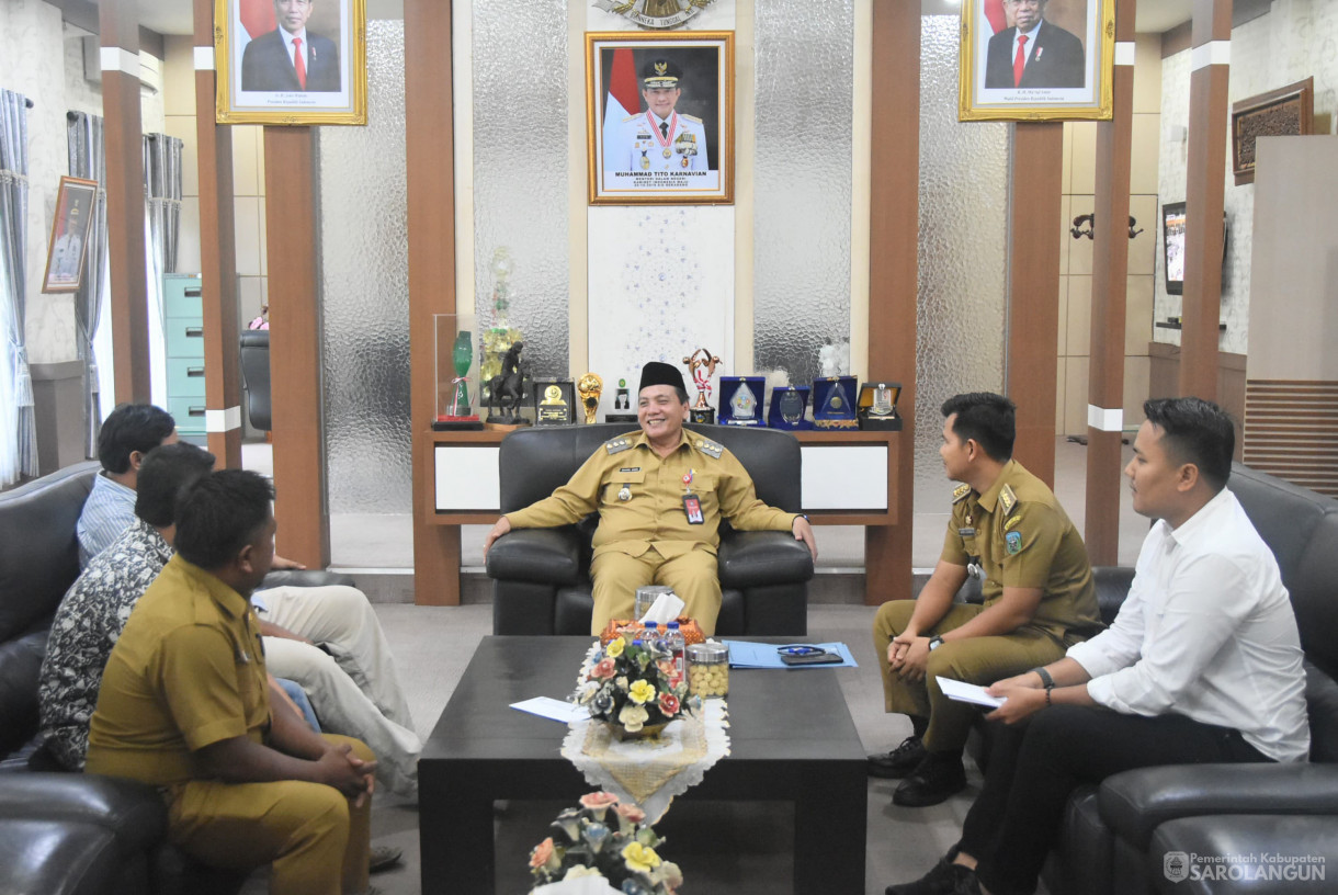 2 September 2024 -&nbsp;Audiensi Dengan Pengurus Askab Sarolangun, Bertempat di Ruang Kerja Bupati Sarolangun