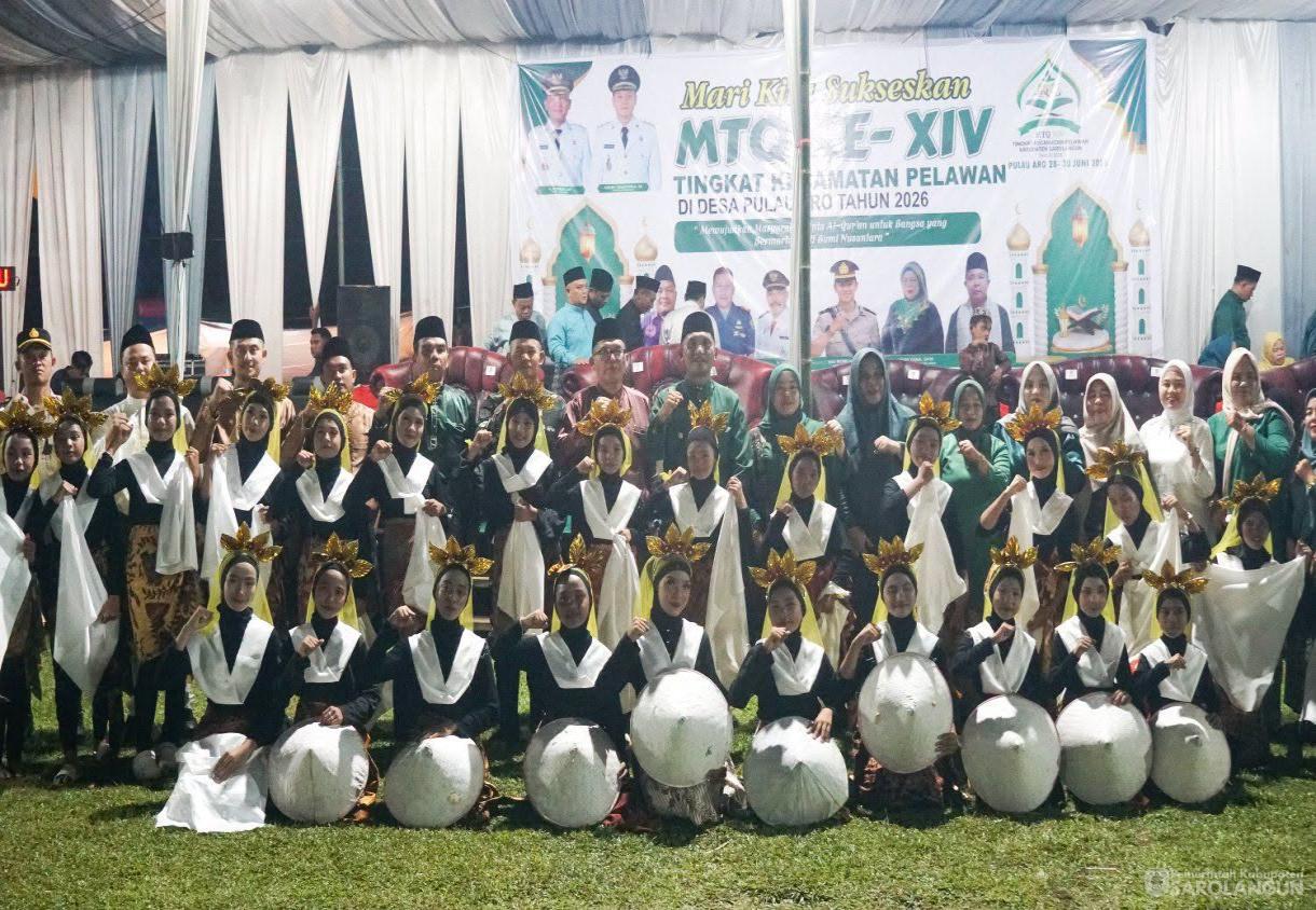 28 Juni 2026 Pembukaan MTQ Tingkat Kecamatan Pelawan di Desa Pulau Aro