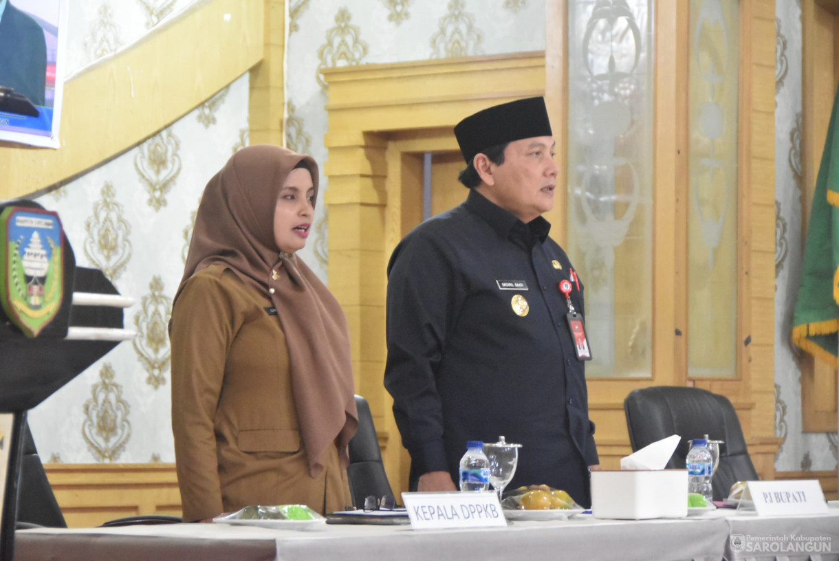 30 Juli 2024 -&nbsp;Diseminasi Audit Kasus Stunting Tahap I Tahun 2024, Bertempat di Aula Utama Kantor Bupati Sarolangun