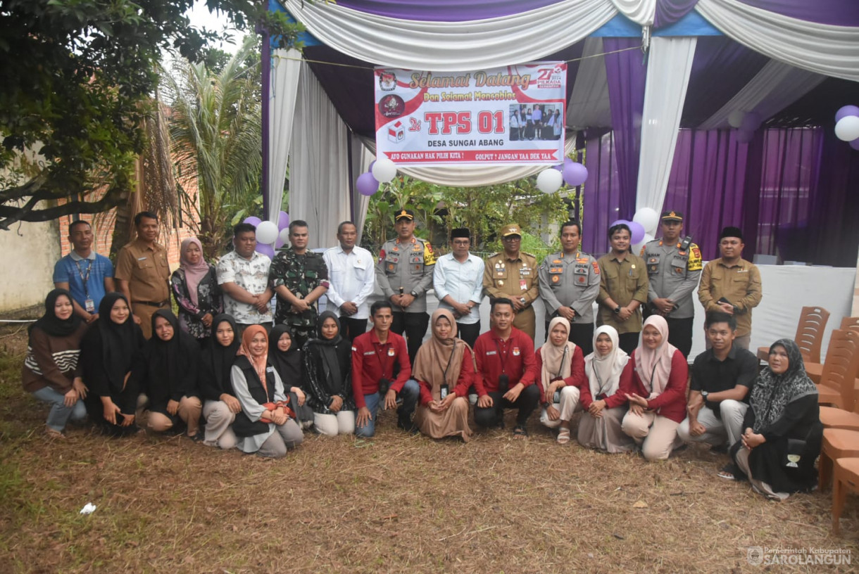 26 November 2024 - Monitoring TPS Bersama Forkopimda dan OPD di Kecamatan Singkut, Pelawan, Dan Sarolangun