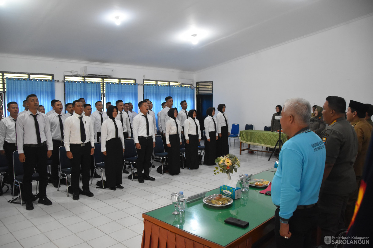 27 November 2023 - Pembukaan Pendidikan Dasar Polisi Pamong Praja Kabupaten Sarolangun Tahun 2023 Di Gedung Diklat BKPSDM Kabupaten Sarolangun