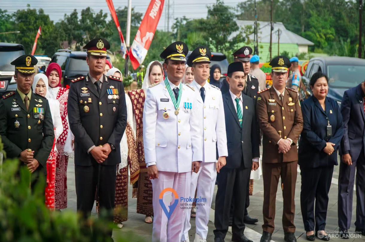 17 Agustus 2026 Upacara Pengibaran Bendera Merah Putih dalam rangka memperingati HUT RI Ke 81 di Lapangan Gunung Kembang Sarolangun
