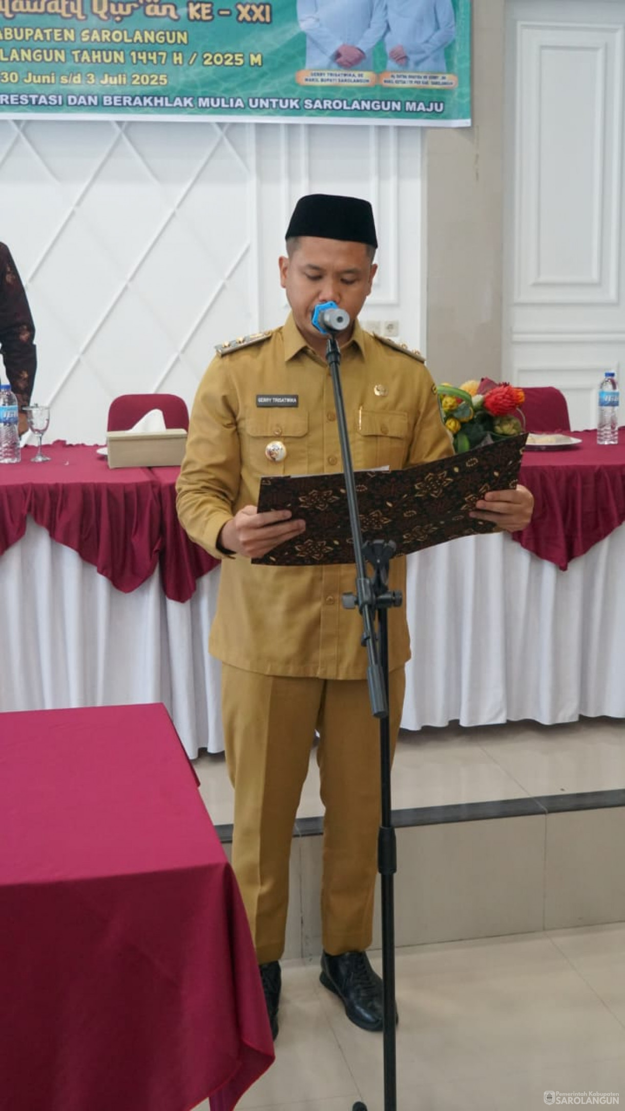 30 Juni 2025 - Pelantikan Dewan Hakim pada pagelaran MTQ Tingkat Kabupaten Sa