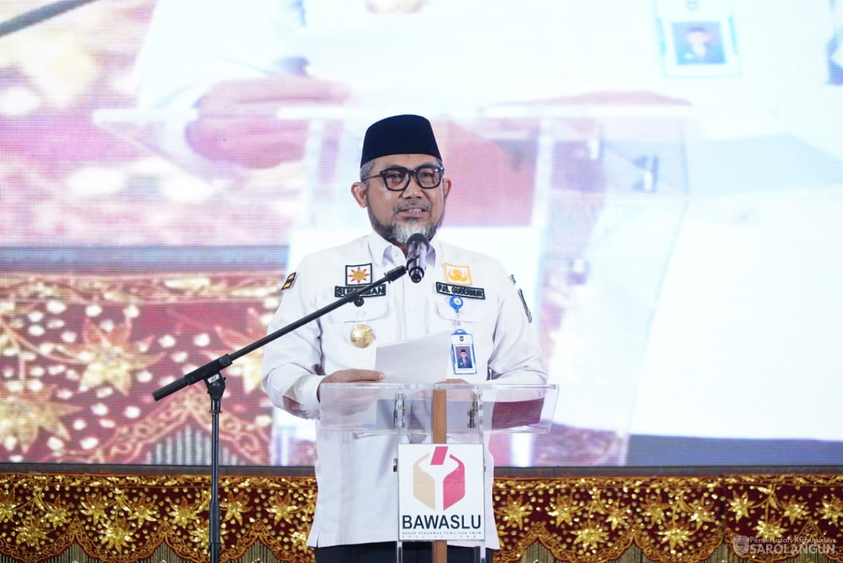 23 Oktober 2024 -&nbsp;Deklarasi Netralitas ASN Dan Kepala Desa Pada Pemilihan Kepala Daerah Serentak Tahun 2024 di Provinsi Jambi, Bertempat di Bumi Pasundan Convention Centre Kota Jambi