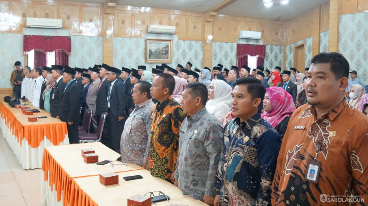 27 Juni 2024 -&nbsp;Pelantikan dan Pengambilan Sumpah Janji Jabatan Pejabat Pimpinan Tinggi Pratama, Administrator dan Pengawas di Lingkungan Pemerintah Kabupaten Sarolangun