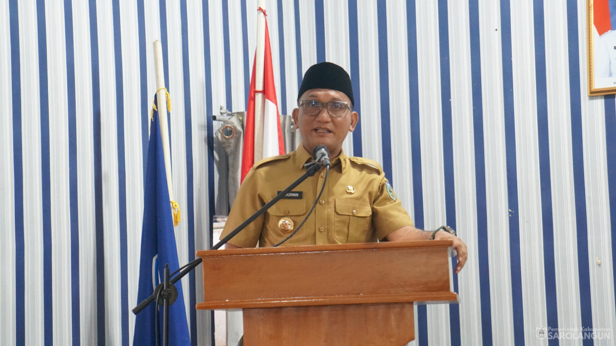 22 Juli 2025 - Bupati Sarolangun Membuka Langsung Kegiatan Bimtek Kepemimpinan Transformatif, dalam Mewujudkan Sekolah Adaptif Melalui Pembelajaran Mendalam Bagi Kepala Sekolah Jenjang SD dan SMP