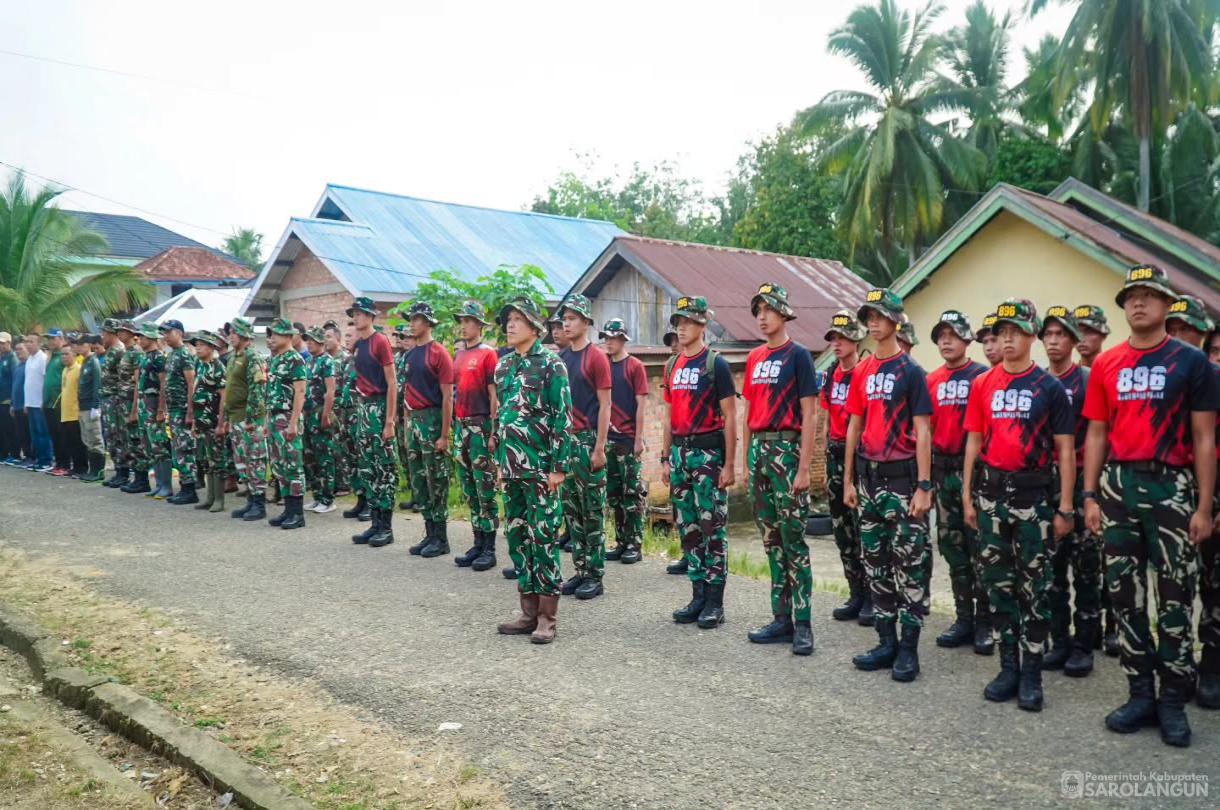 17 Juli 2026 Gotong Royong Perbaikan Jalan dalam Rangka Karya Skala Besar TNI 2026 di Desa Lubuk Sayak Kecamatan Pelawan
