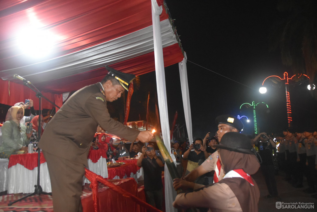 16 Agustus 2024 - Upacara Pawai Obor, Bertempat di Rumah Dinas Bupati Sarolangun