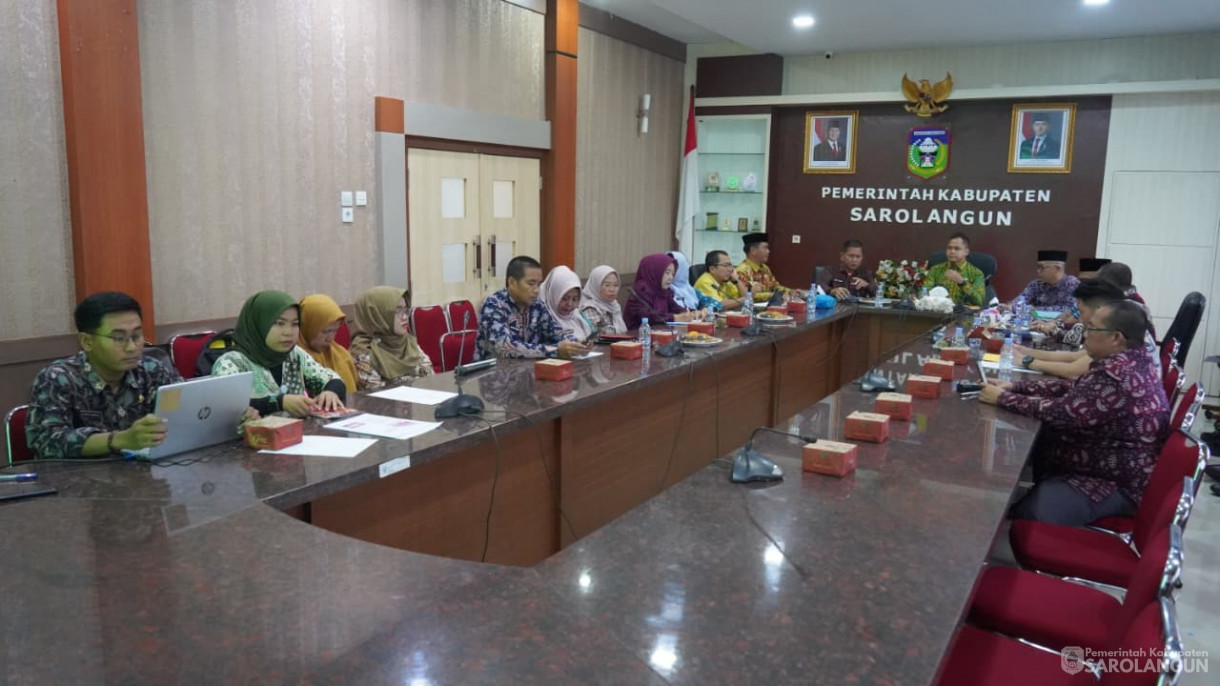 4 September 2025&nbsp; Wakil bupati Sarolangun Memimpin Rapat Koordinasi Pemantapan Pembangunan Sekolah Rakyat Kabupaten Sarolangun