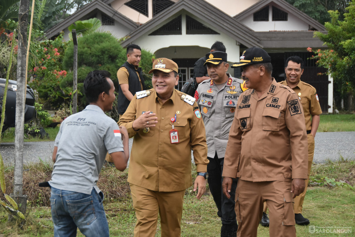 12 Februari 2024  - Meninjau Tps Beberapa Desa Di Kecamatan Singkut