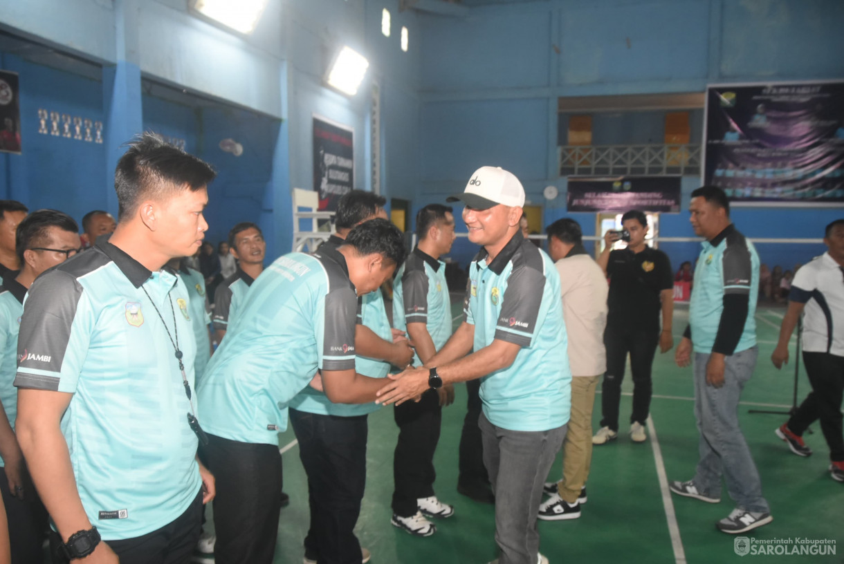 26 Juli 2025 - Pembukaan Turnamen PBSI Cup Tahun 2025 dan Pengukuhan Pengurus PBSI Sarolangun di Hall Pemda Sarolangun